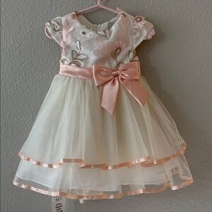 Rare Editions beautiful Ivory dress … 18 months